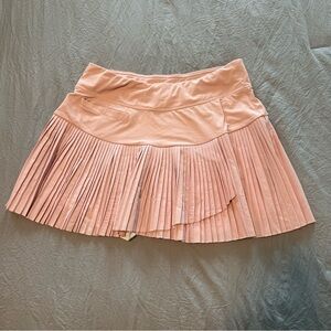 GG BLUE‎ LUXE SPORT Trinity Pink Skort Medium 15" Skirt Pleated Tennis Golf